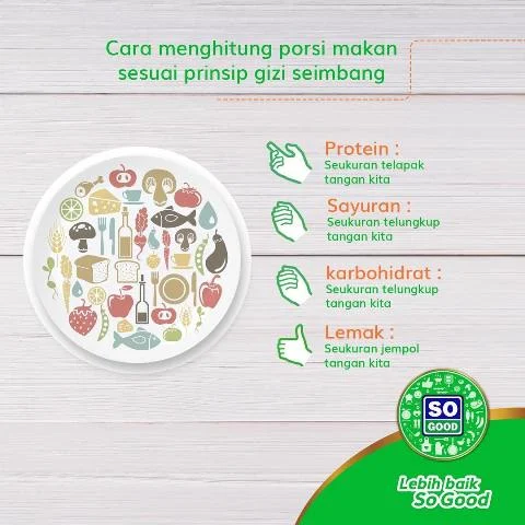 Takaran Menu Piring Gizi Seimbang