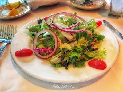Dinner Salad at Mickey Mantle's Steakhouse in Bricktown, Oklahoma City