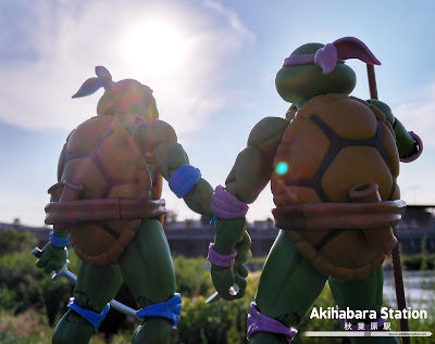 Review de los S.H.Figuarts TMNT "Leonardo" y "Donatello" de Tamashii Nations.