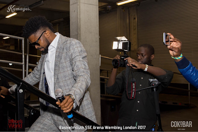 Photos from Basketmouth's February 14th show at Wembley Arena 
