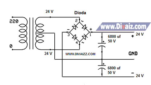 Cara Membuat Adaptor 24 Volt Ct 5 Ampere Divaiz