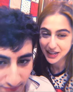 Sara Ali Khan with his brother chilling a "knock-knock" Video  in the session of Lockdown. 