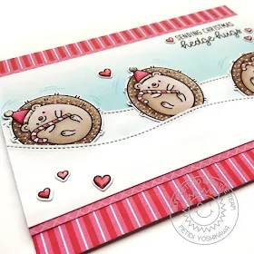 Sunny Studio: Hedgey Holidays Christmas Card Free Stamps and Die with Black Friday 2019 Purchase