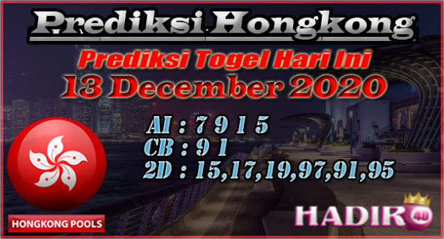 PREDIKSI TOGEL HONGKONG 13 DECEMBER 2020