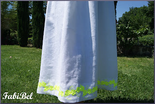 A white linen dress 9597 simplicity pattern