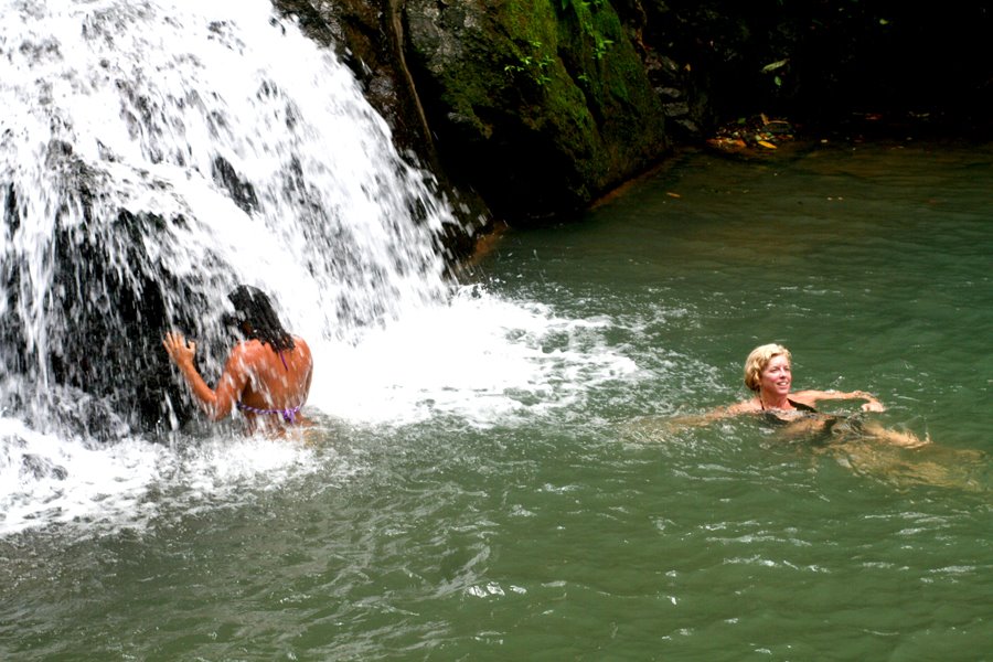 At the Lower Waterfall