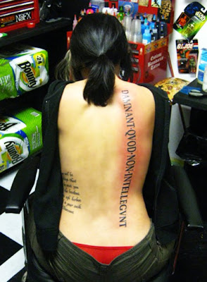 Female Back Tattoos