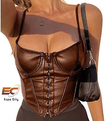 Women Leather Corsets - Expo City Shop