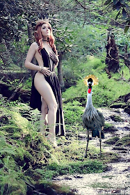 Runaway pet? Woman spotted 'rescuing' endangered African Crowned Crane in Singapore (Warning: Nudity!), posted on Wednesday, 06 April 2022