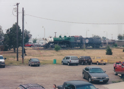 Great Northern 2-8-2 Steam Locomotive #3059 in Railroad Park, Williston, North Dakota, in September 2003