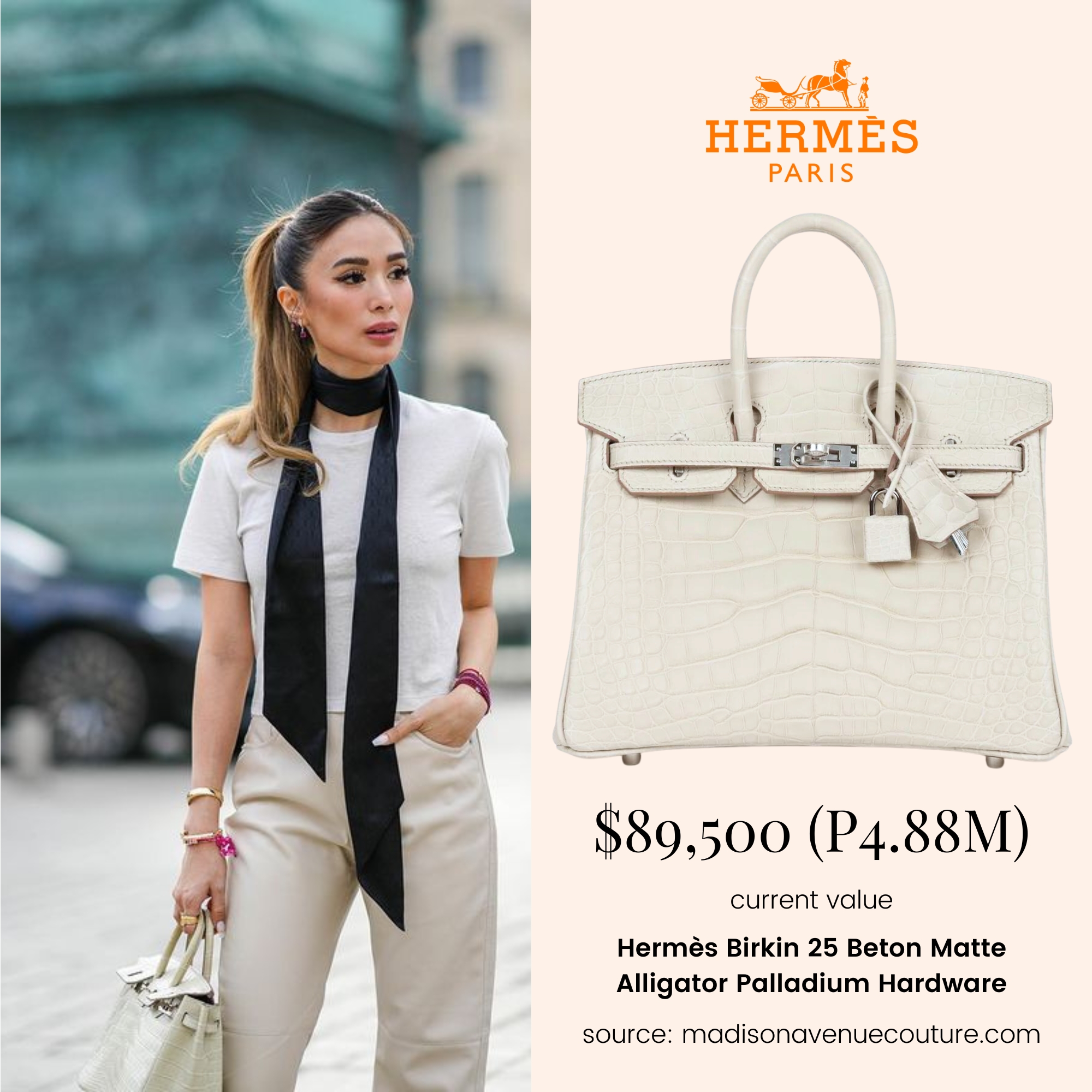 Heart Evangelista is all smiles with another Hermès Kelly bag