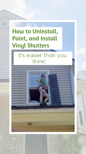 can i paint vinyl house shutters