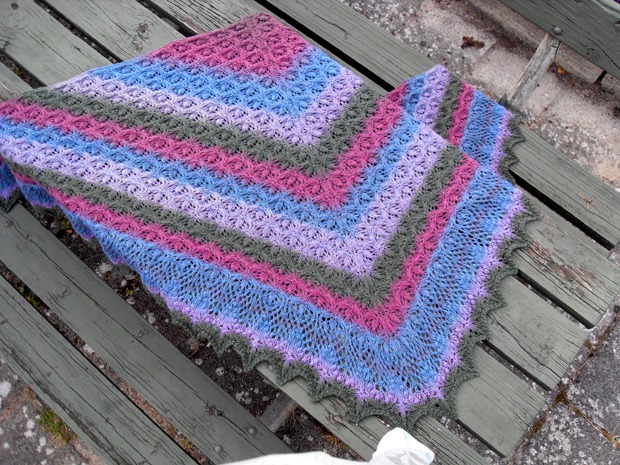 echo flower shawl