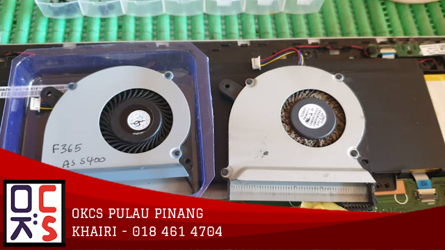 SOLVED: KEDAI LAPTOP BUKIT TENGAH | ASUS S400C FAN NOISY, CLICKING SOUND, SUSPECT FAN PROBLEM, NEW FAN REPLACEMENT