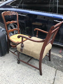 French chairs, ladder-back chairs, French arm chair