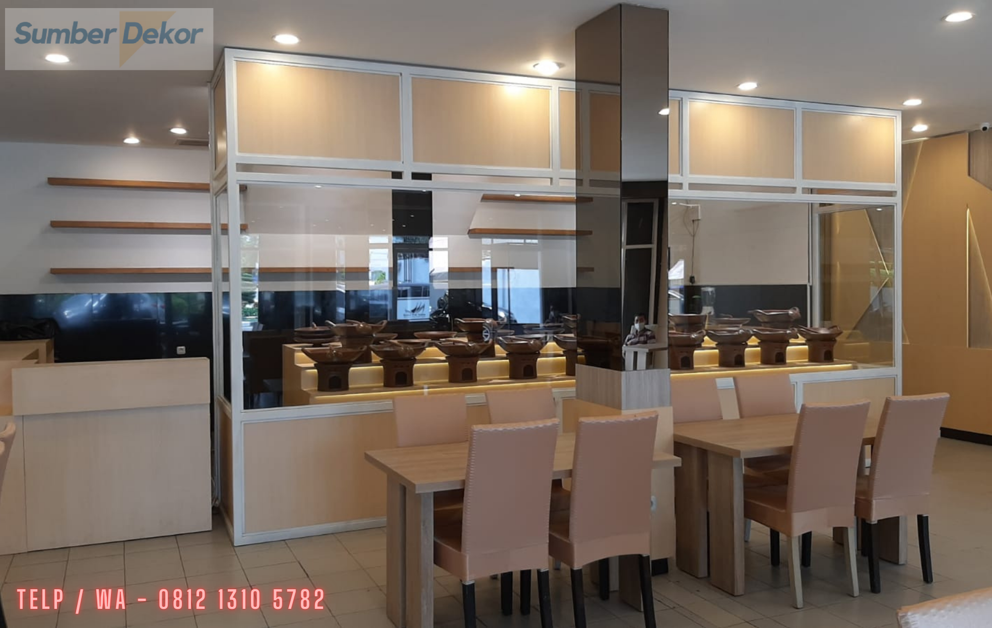 Jasa interior Restoran custom Palembang