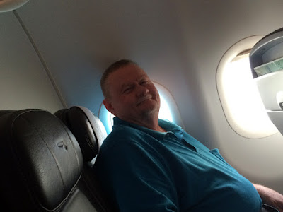 The Flight Staff Put a Smile on Paul’s Face
