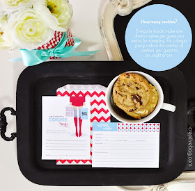 host a cookie swap party + free printables | creativebag.com