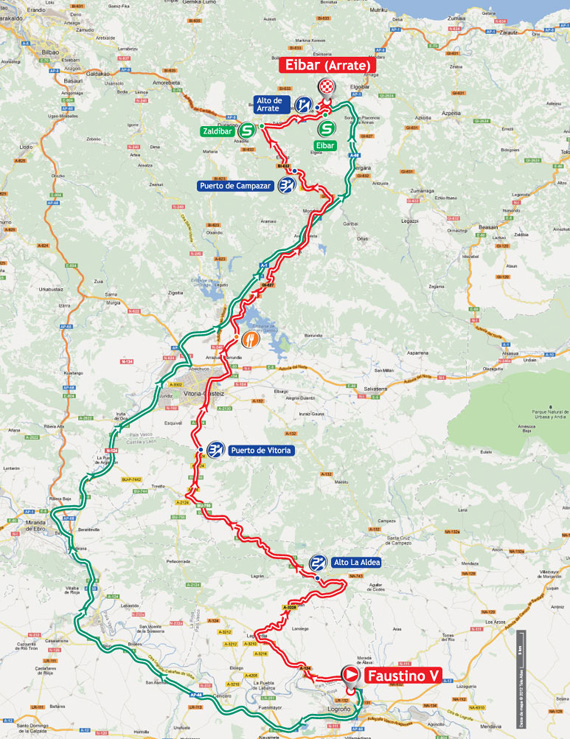 La Vuelta 2012. Etapa 3. Faustino V – Eibar (Arrate). @ Unipublic