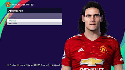 PES 2021 Faces Edinson Cavani