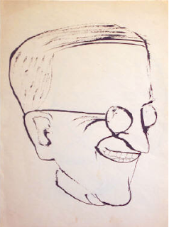 Harry Truman, drawing by Ben Shahn about 1948