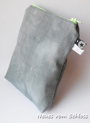 Duschgeltasche, upcycling- neuesvomschloss.blogspot.de