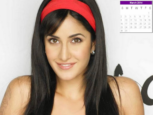 Katrina Kaif Calendar 2014