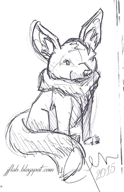 fox sketch - jfleming 2015