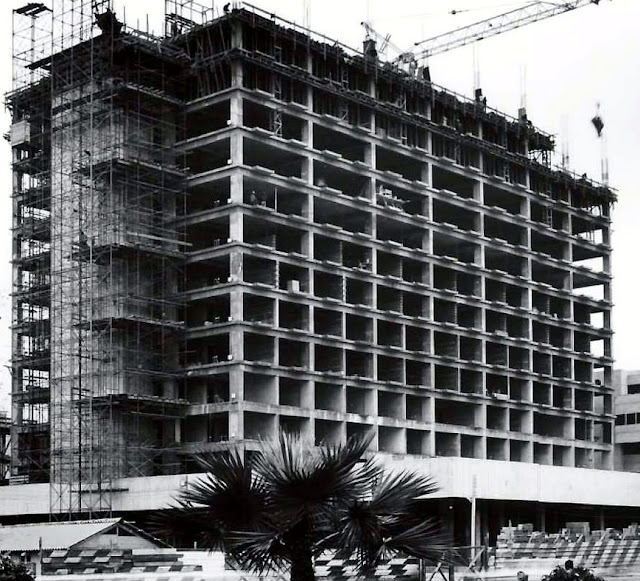 Construccion del Hotel Sheraton 1971