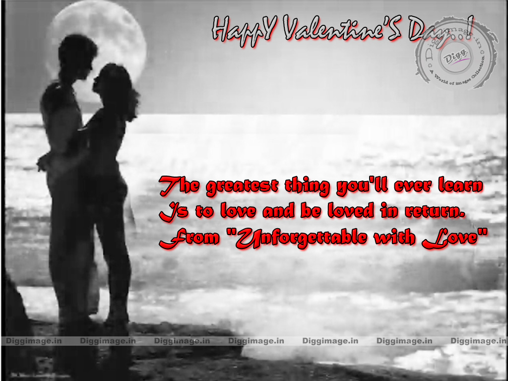 Valentines Day wishes with Romantic quotes wallpaper ...