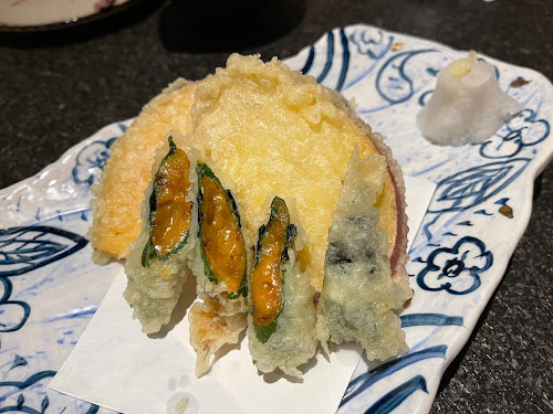 Shiawase (幸匠燒) robatayaki izakaya restaurant Harbour City HK - Sea urchin tempura