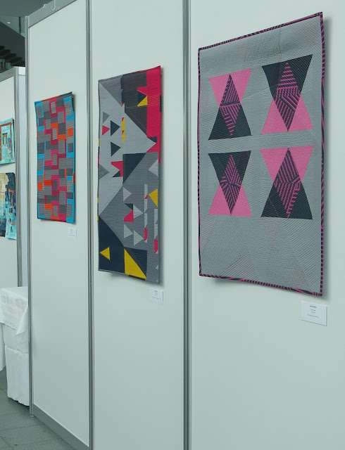 art-tex exhibition at Nadelwelt Karlsruhe 2018 - quilts by Sophie Zaugg