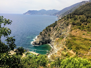 La costa di Monterosso dalla terrazza di Santa Maria