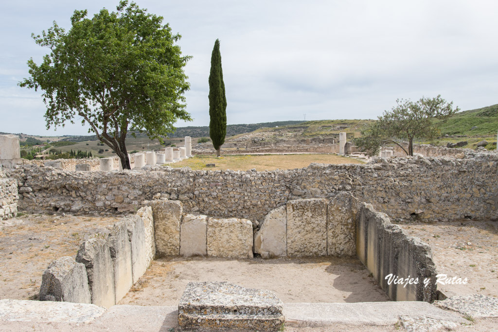 Las termas monumentales, Segóbriga