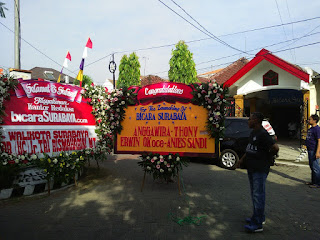 papan bunga kantor peresmian bicara surabaya