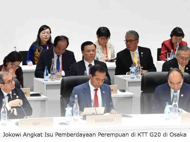 Jokowi Angkat Isu Pemberdayaan Perempuan di KTT G20 di Osaka