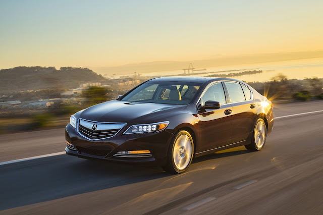 Front 3/4 view of 2016 Acura RLX Sport Hybrid