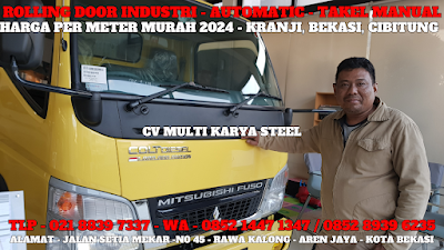 GAMBAR, DAFTAR, HARGA, PINTU, ROLLING DOOR INDUSTRI, AUTOMATIC, MANUAL, PER METER, MURAH, KRANJI, TERBARU, 2024