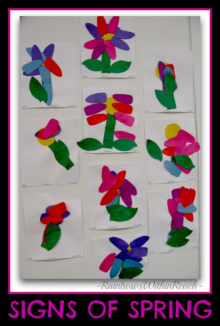 photo of: Spring Flowers at PreK+K Sharing 