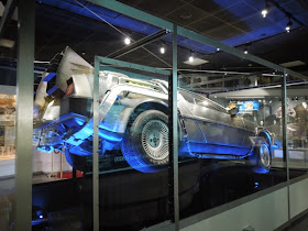Back to the Future DeLorean Time Machine exhibit