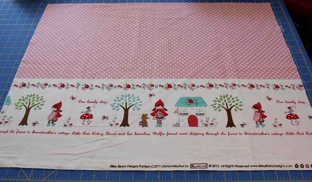 red riding hood little border pink