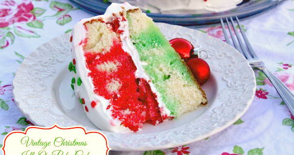 Mommy S Kitchen Recipes From My Texas Kitchen Vintage Christmas Jell O Poke Cake