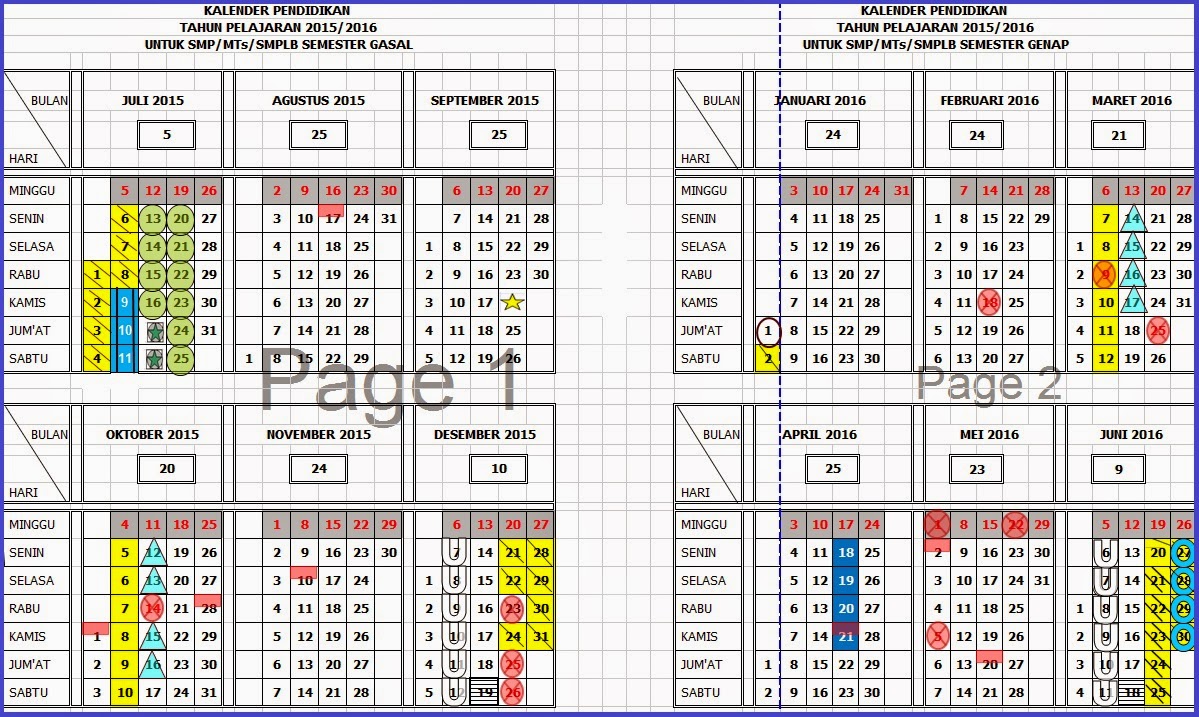 Ini Dia Kalender Pendidikan Terbaru Lengkap  INFO DIKDAS