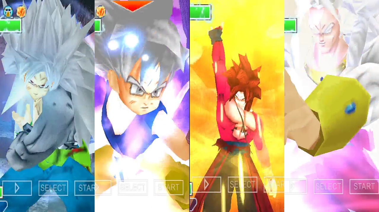 Dragon Ball GT Goku all forms Transformation