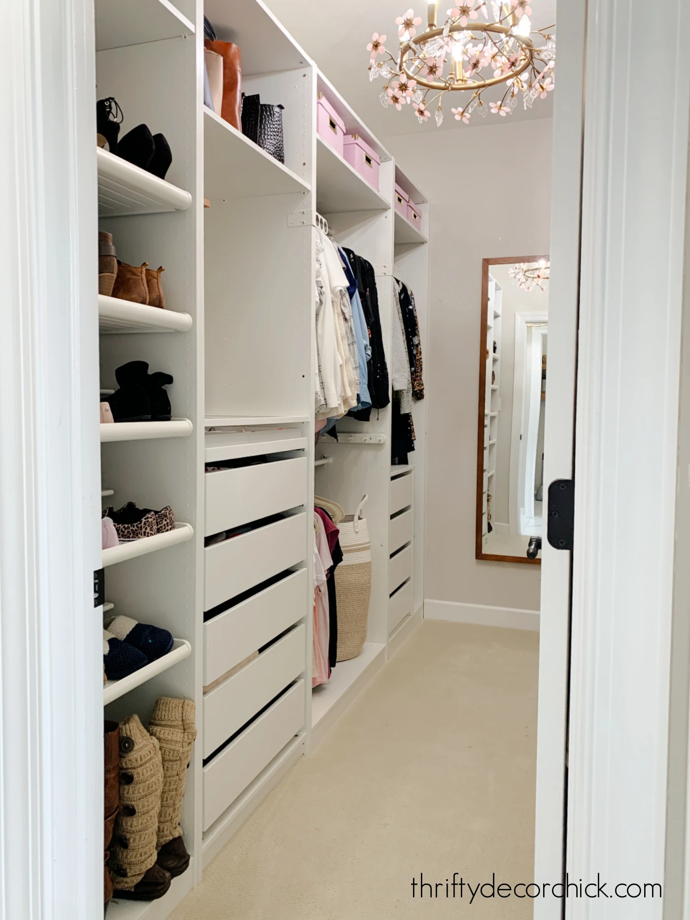 IKEA komplement closet makeover