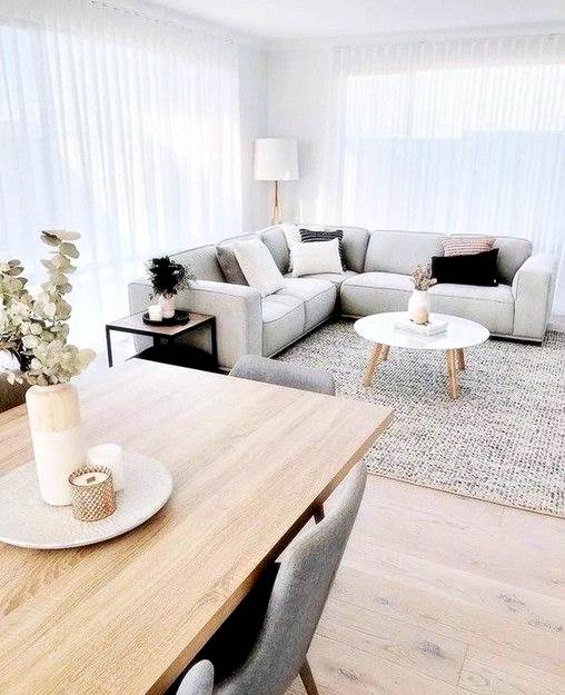 Comfy Scandinavian Living Room Decoration Ideas