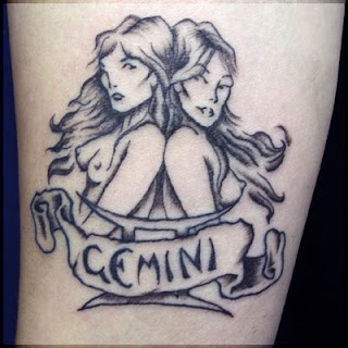 Beautiful Gemini Zodiac Tattoos Desaign