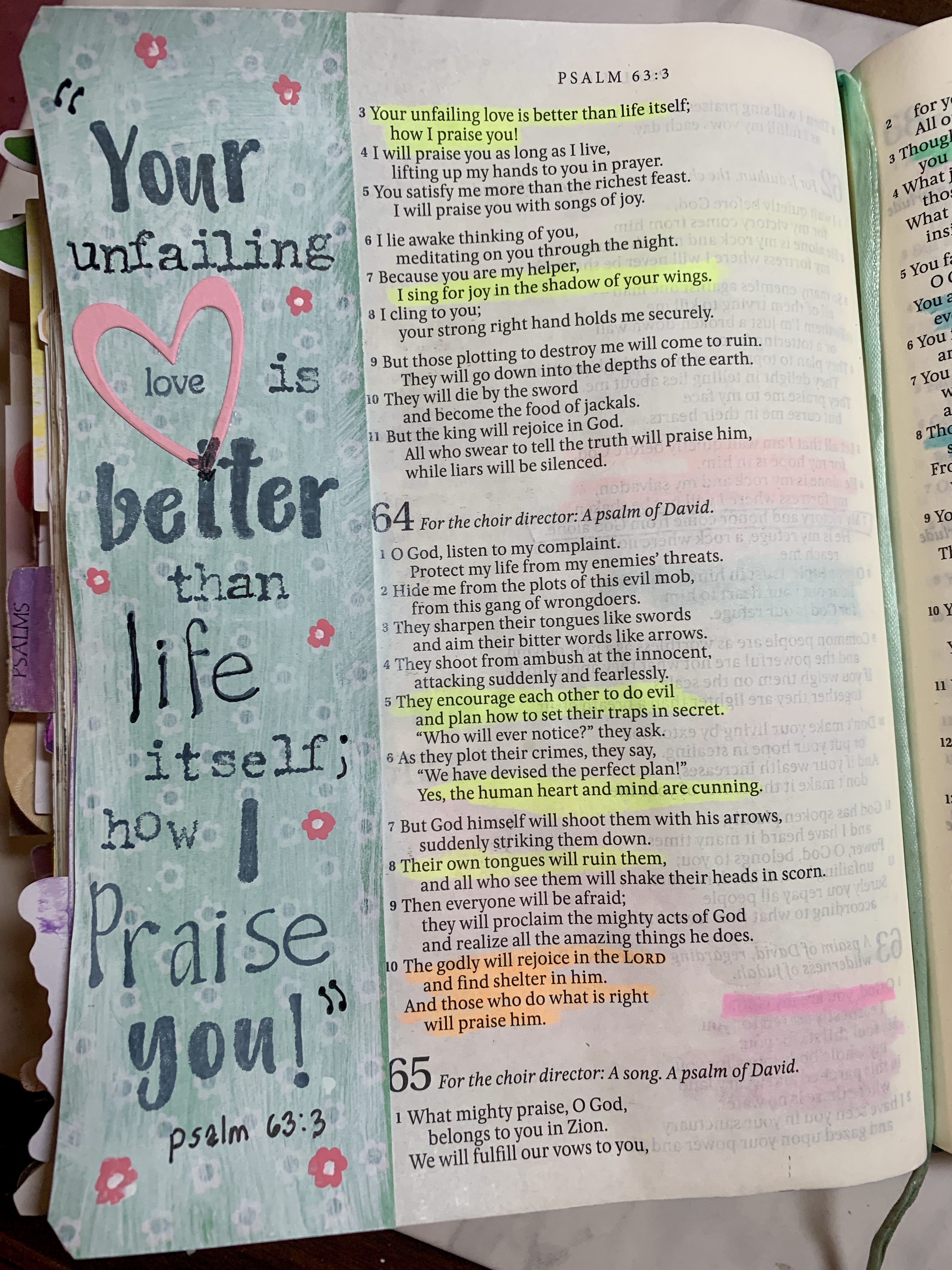 Amy's Creative Pursuits: Creative Bible Journaling - April Pages