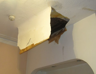 Hole in the ceiling