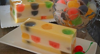  buat bunda yang seadng bingung membuat cemilan untuk bauah hati Resep Puding Puyo Lembut Enak